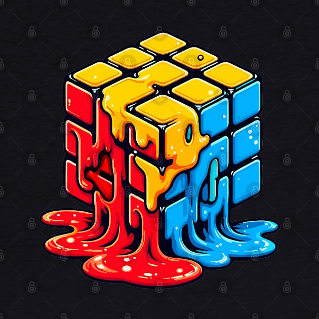 Melting Rubiks Cube by CraftingHouse's Design